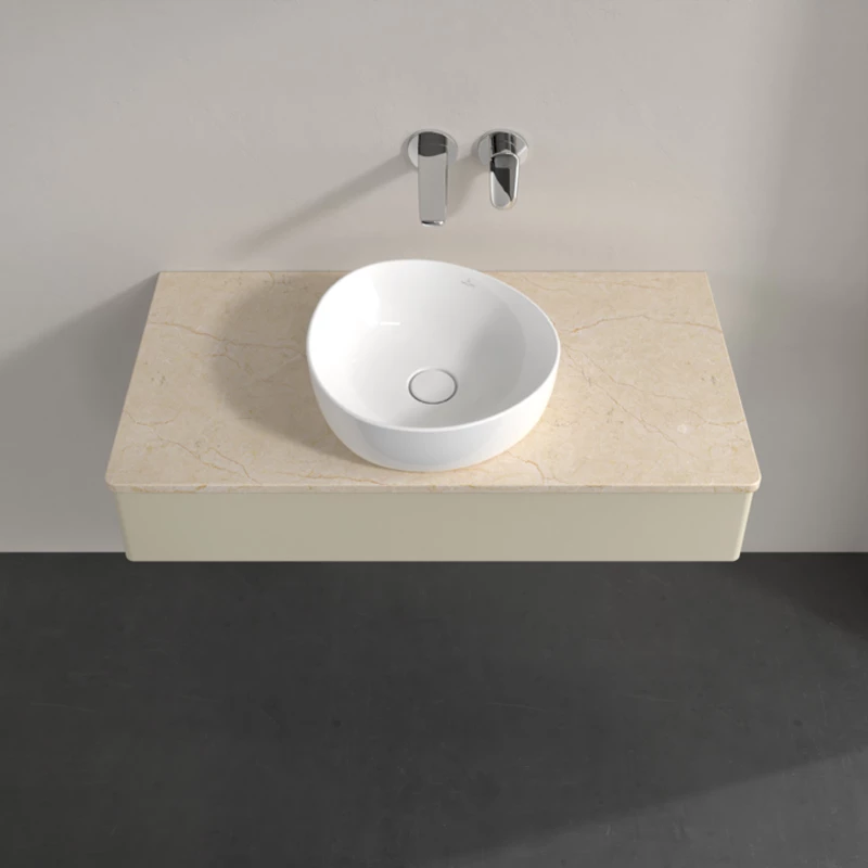 Villeroy Antao alsószekrény 1000 x 190 x 500 mm Silk Grey Matt Lacquer