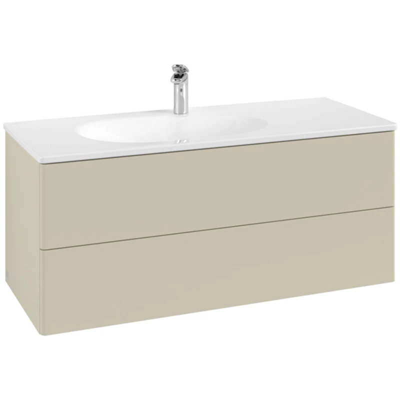 Villeroy Antao alsószekrény 1188 x 504 x 493 mm Silk Grey Matt Lacquer