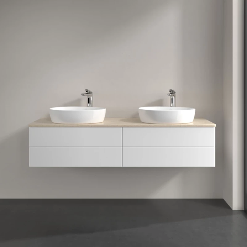 Villeroy Antao alsószekrény 1600 x 360 x 500 mm White Matt Lacquer