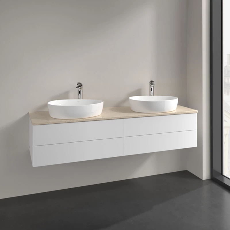 Villeroy Antao alsószekrény 1600 x 360 x 500 mm White Matt Lacquer