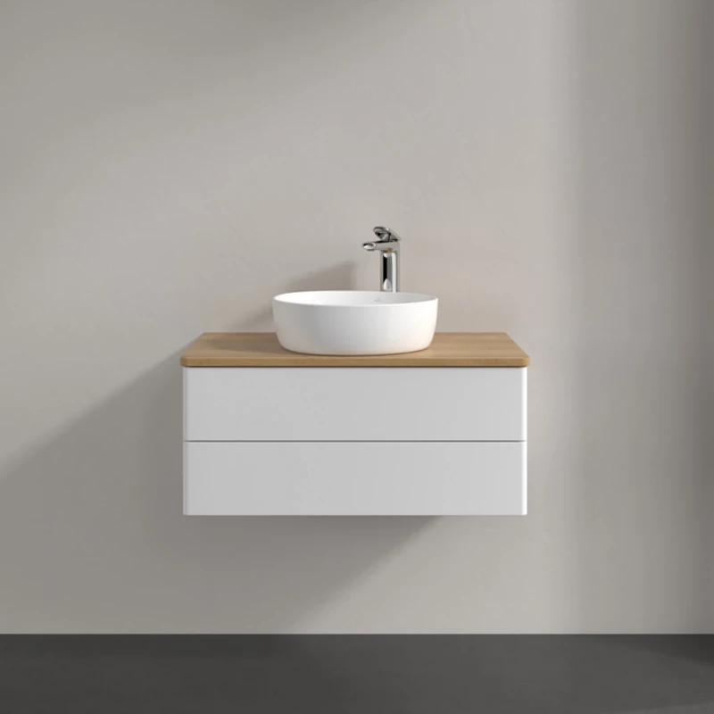 Villeroy Antao alsószekrény 800 x 360 x 500 mm Glossy White Lacquer