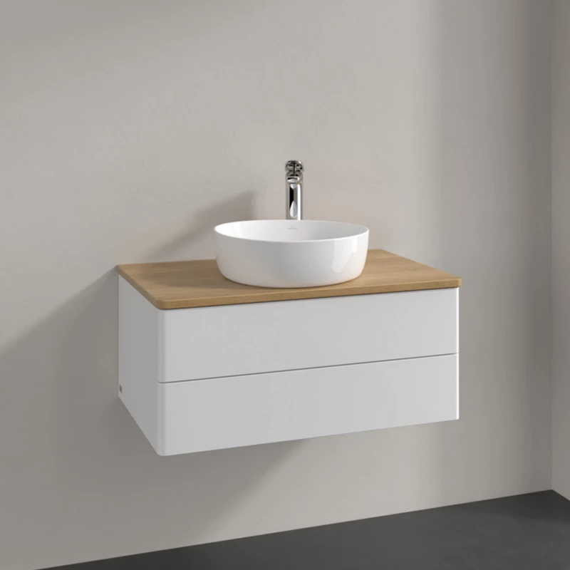 Villeroy Antao alsószekrény 800 x 360 x 500 mm Glossy White Lacquer