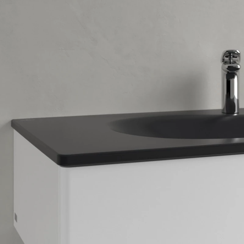 Villeroy Antao beépíthető mosdó 1000 x 500 mm Pure Black CeramicPlus