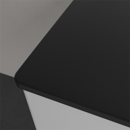 Villeroy Antao beépíthető mosdó 1000 x 500 mm Pure Black CeramicPlus