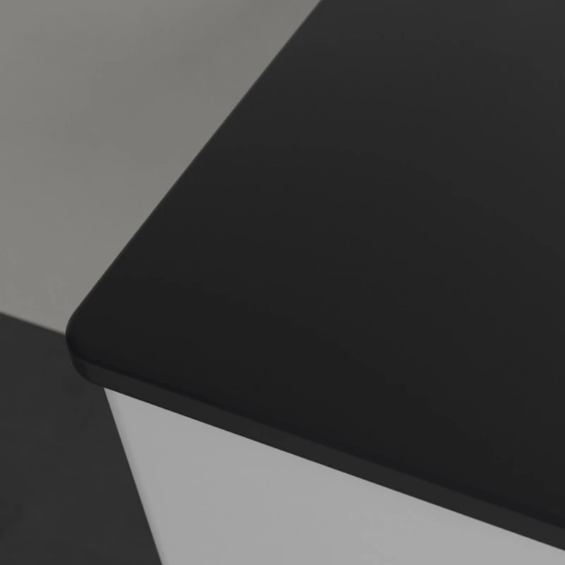 Villeroy Antao beépíthető mosdó 500 x 1200 mm Pure Black CeramicPlus