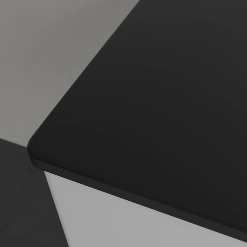 Villeroy Antao beépíthető mosdó 500 x 1200 mm Pure Black CeramicPlus