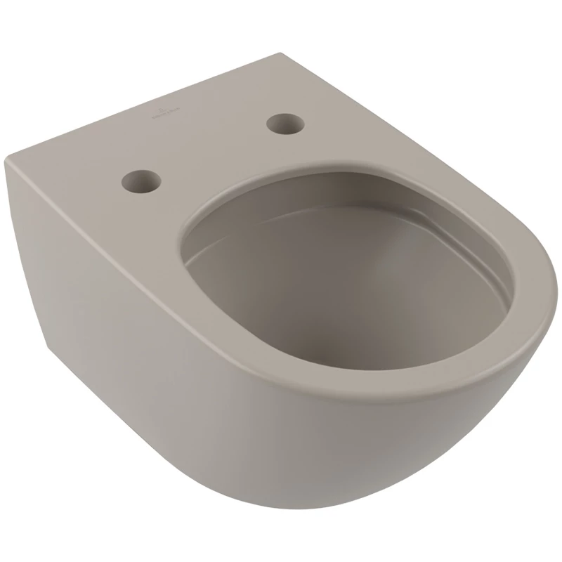 Villeroy Antao gyűrű nélküli mélyöblítésű wc 37x56cm Almond CeramicPlus