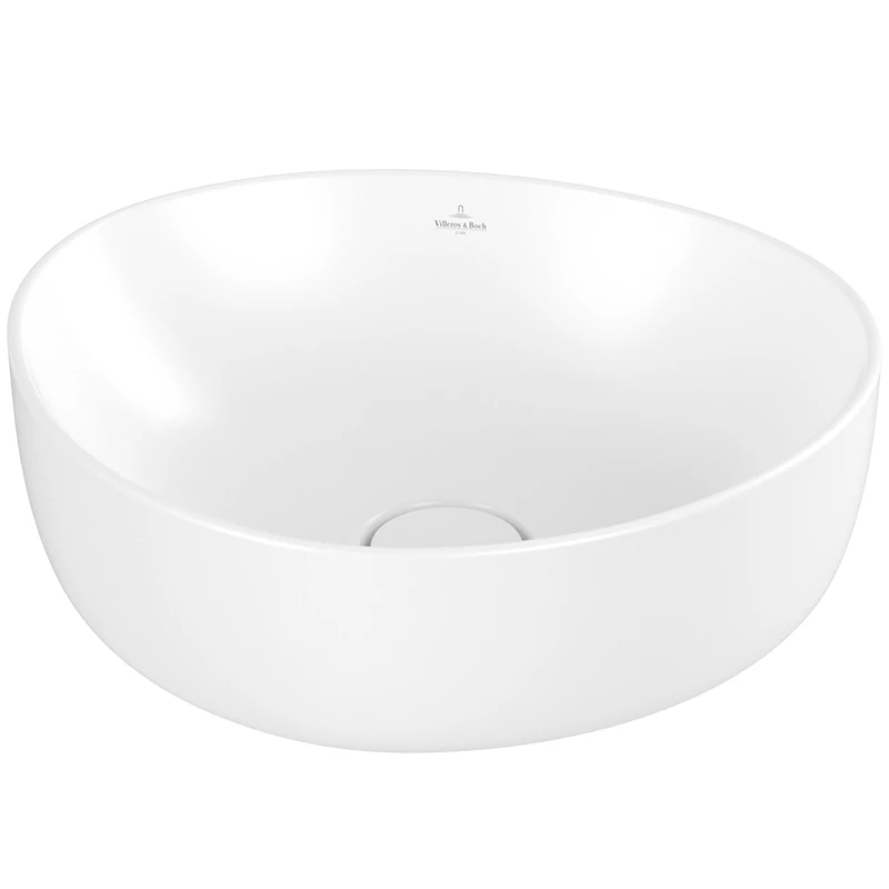 Villeroy Antao ráültethető mosdó 400 x 395 mm Stone White CeramicPlus