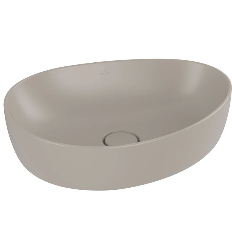 Villeroy Antao ráültethető mosdó, 510 x 400 mm Almond CeramicPlus