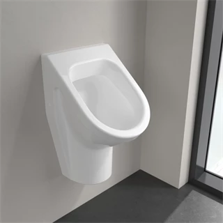 Villeroy Architectura Elszívó rendszerű piszoár 360 x 620 x 385 mm fröcskölésgátló, korábban Omnia Architectura, Ovális