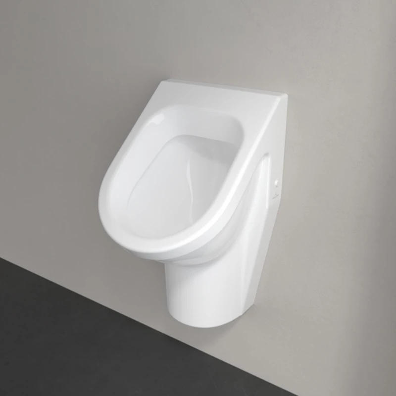 Villeroy Architectura Elszívó rendszerű piszoár 360 x 620 x 385 mm fröcskölésgátló, korábban Omnia Architectura, Ovális