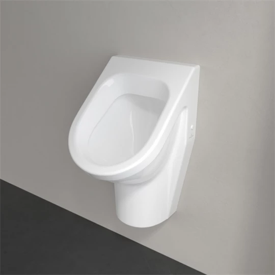 Villeroy Architectura Elszívó rendszerű piszoár 360 x 620 x 385 mm fröcskölésgátló, korábban Omnia Architectura, Ovális
