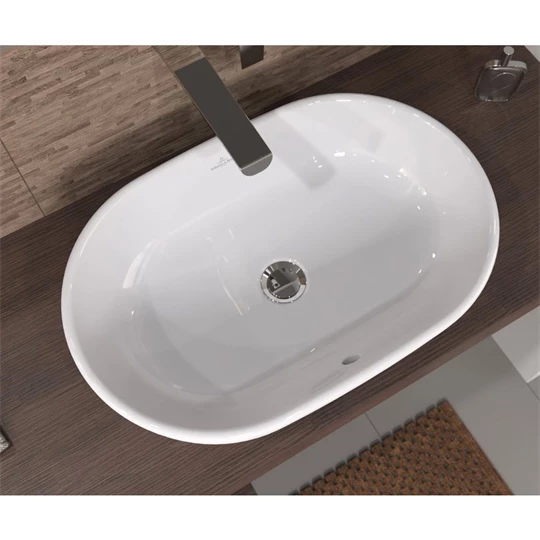 Villeroy Architectura pultra helyezhető mosdótál 60x40 cm ovális, fehér