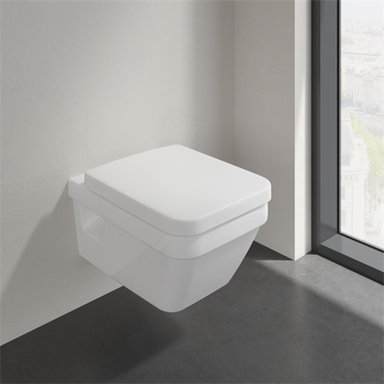 Villeroy Architectura wc-ülőke QuickRelease és Softclosing zsanérral nemesacél zsanér