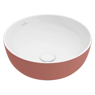 Villeroy Artis pultra ültethető mosdó, kerek, 43 cm, Rose