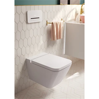 Villeroy Finion mélyöblítésű fali wc, DirectFlush, suprafix 3.0 rögzítőkészlettel, Ceramic Plus R1 bevonattal