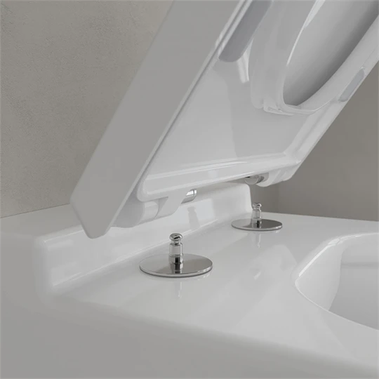 Villeroy Finion mélyöblítésű fali wc, DirectFlush, suprafix 3.0 rögzítőkészlettel, Ceramic Plus R1 bevonattal