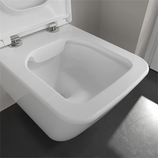 Villeroy Finion mélyöblítésű fali wc, DirectFlush, suprafix 3.0 rögzítőkészlettel, Ceramic Plus R1 bevonattal