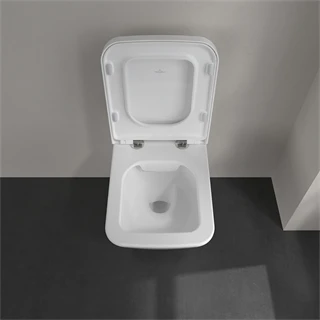 Villeroy Finion mélyöblítésű fali wc, DirectFlush, suprafix 3.0 rögzítőkészlettel, Ceramic Plus R1 bevonattal
