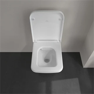Villeroy Finion mélyöblítésű fali wc, DirectFlush, suprafix 3.0 rögzítőkészlettel, Ceramic Plus R1 bevonattal