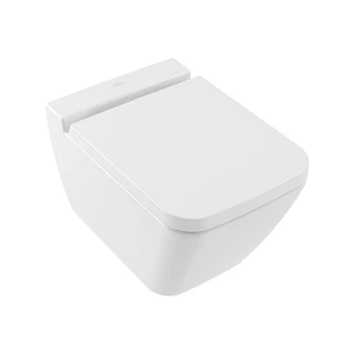 Villeroy Finion mélyöblítésű fali wc, DirectFlush, suprafix 3.0 rögzítőkészlettel, Ceramic Plus R1 bevonattal