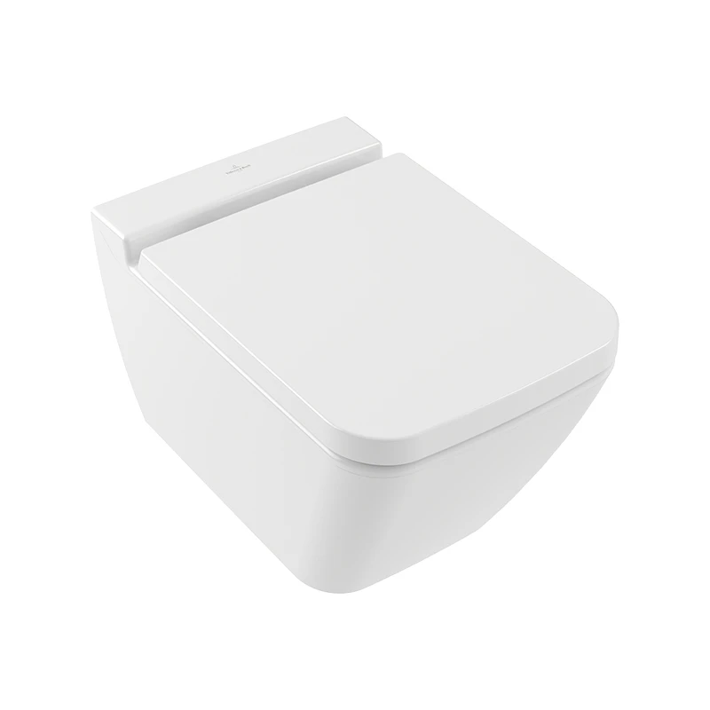 Villeroy Finion mélyöblítésű fali wc, DirectFlush, suprafix 3.0 rögzítőkészlettel, Ceramic Plus R1 bevonattal