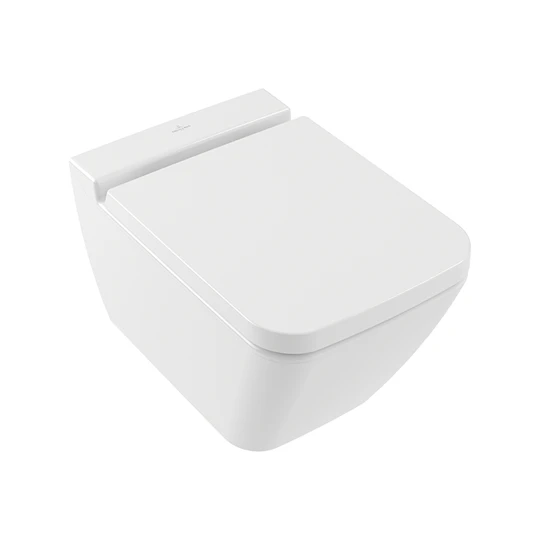 Villeroy Finion mélyöblítésű fali wc, DirectFlush, suprafix 3.0 rögzítőkészlettel, Ceramic Plus R1 bevonattal
