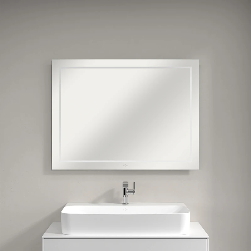 Villeroy Finion tükör Led-világítással, 1000x750x45 mm világítással