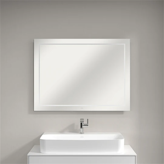 Villeroy Finion tükör Led-világítással, 1000x750x45 mm világítással