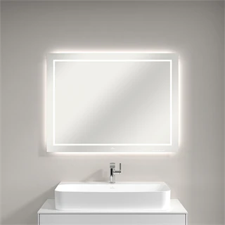Villeroy Finion tükör Led-világítással, 1000x750x45 mm világítással