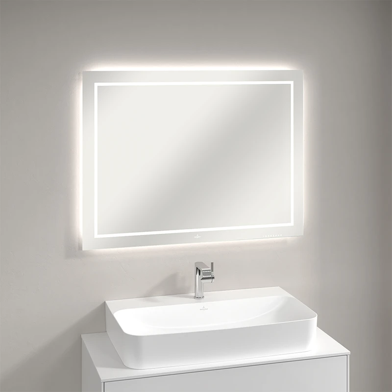 Villeroy Finion tükör Led-világítással, 1000x750x45 mm világítással