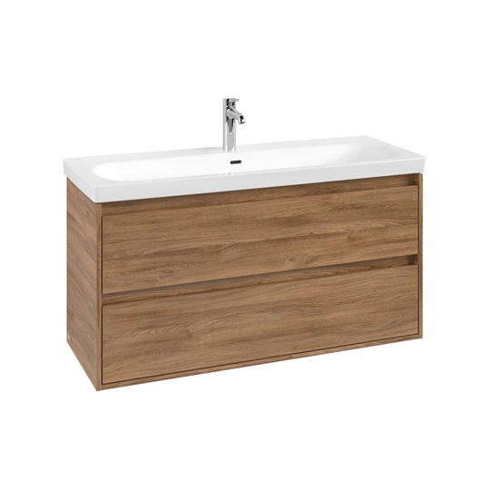 Villeroy Skyla alsószekrény 1172 x 596 x 439 mm Oak Kansas