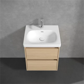 Villeroy Skyla alsószekrény 52,2x59,6x42,4 2xkihúzható elem csúszásgátló alátéttel, falra szerelhető,mosdó jobb oldalon