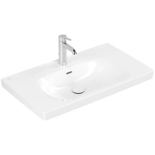 Villeroy Skyla beépíthető mosdó 800 x 460 mm fehér alpin