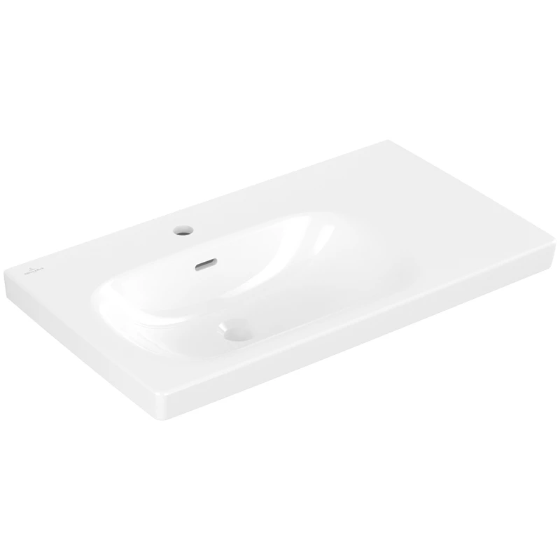 Villeroy Skyla beépíthető mosdó 800 x 460 mm fehér alpin