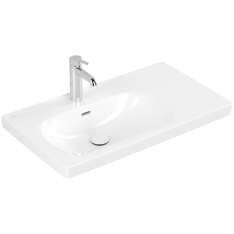 Villeroy Skyla beépíthető mosdó 800 x 460 mm fehér alpin