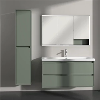 Villeroy Skyla magasszekrény 35x170x34,8 2 x ajtó, 1 x rögzített polc, 4 x üvegpolc, zsanér bal oldalon,falra szerelhető