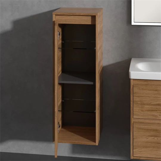 Villeroy Skyla oldalszekrény 350 x 1000 x 349 mm, Oak Kansas