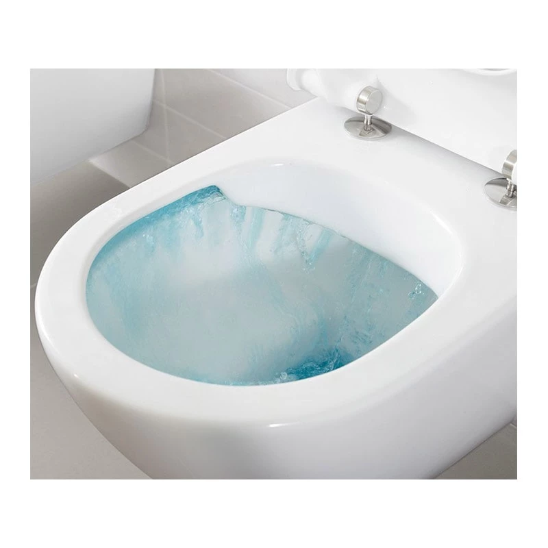 Villeroy Subway 2.0 gyűrű nélküli mélyöblítésű fali wc csésze ,DirectFlush,370x560mm,Suprafix 3.0 rögzítőkészlettel,mély