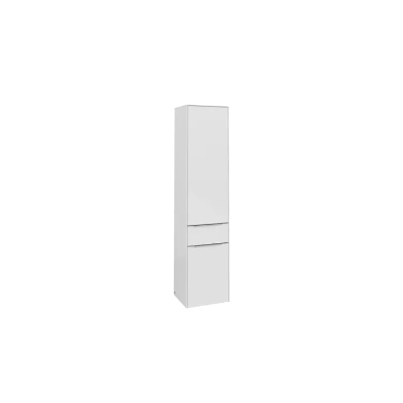 Villeroy Subway 3.0 álló szekrény, 400 x 1710 x 362 mm pure white, fürdőszoba bútor