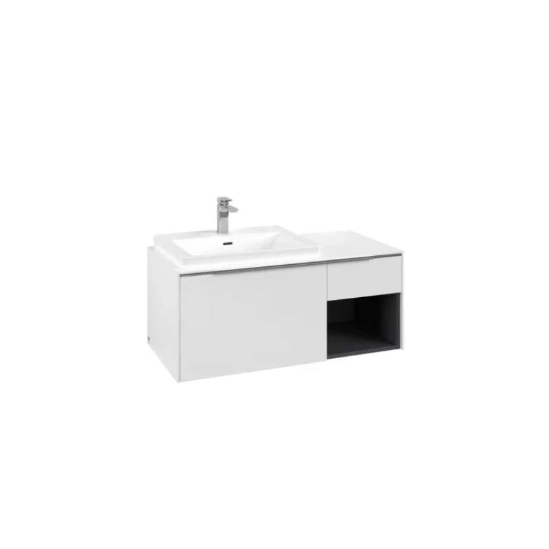Villeroy Subway 3.0 alsószekrény, 1001 x 422,5 x 516 mm pure white, fürdőszoba bútor