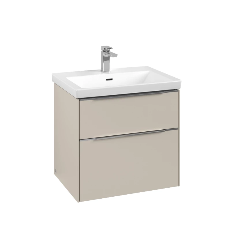Villeroy Subway 3.0 alsószekrény, 622 x 576 x 478 mm cashmere grey, fürdőszoba bútor