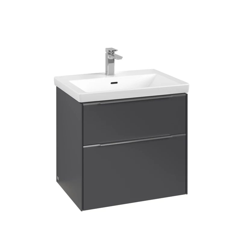 Villeroy Subway 3.0 alsószekrény, 622 x 576 x 478 mm graphite, fürdőszoba bútor