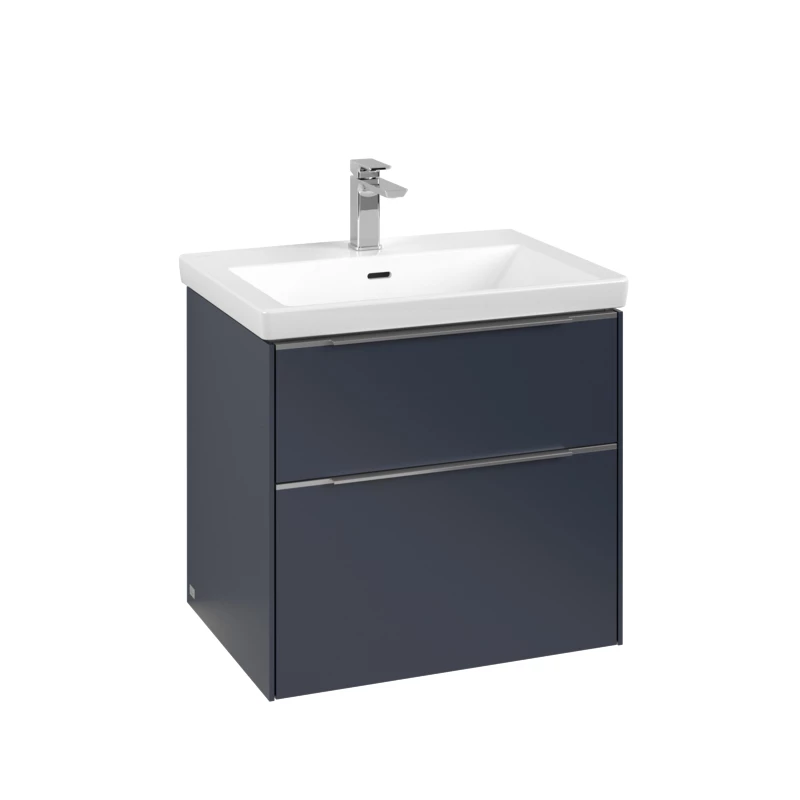 Villeroy Subway 3.0 alsószekrény, 622 x 576 x 478 mm marine blue, fürdőszoba bútor