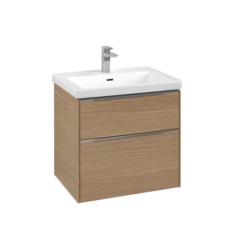 Villeroy Subway 3.0 alsószekrény, 622 x 576 x 478 mm nordic oak, fürdőszoba bútor