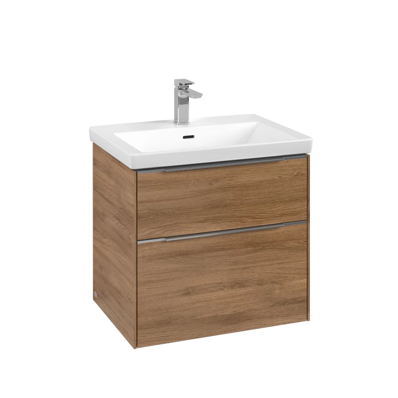 Villeroy Subway 3.0 alsószekrény, 622 x 576 x 478 mm oak kansas, fürdőszoba bútor