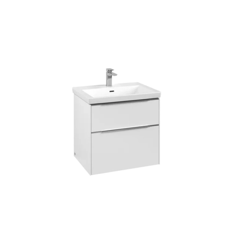 Villeroy Subway 3.0 alsószekrény, 622 x 576 x 478 mm pure white, fürdőszoba bútor
