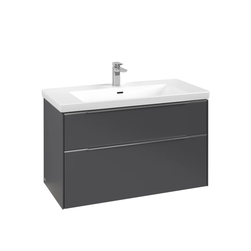 Villeroy Subway 3.0 alsószekrény, 973 x 576 x 478 mm grafit, fürdőszoba bútor
