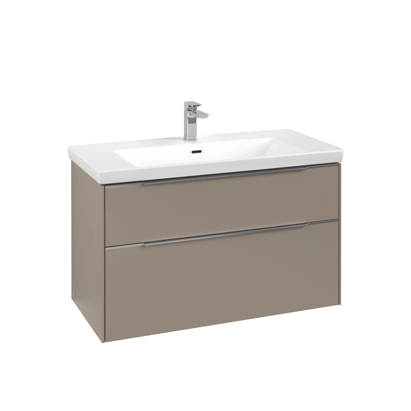 Villeroy Subway 3.0 alsószekrény, 973 x 576 x 478 mm taupe, fürdőszoba bútor