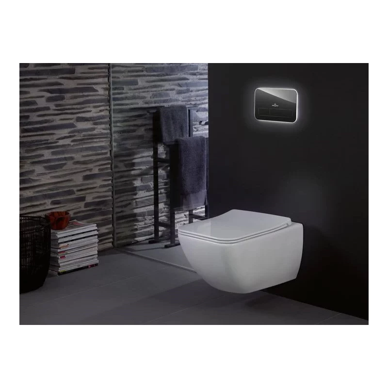 Villeroy Venticello wc csésze Direct Flush kombi, fali wc + slim seat, line s-close ülőke
